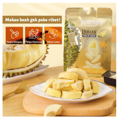 

[Halal] Freeze Dried Keripik Strawberry + Durian / Ursnacks Bundling Isi 2 Pack