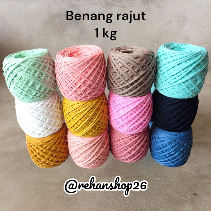 BENANG KATUN BENANG RAJUT TYARN BENANG KAOS 1 KG