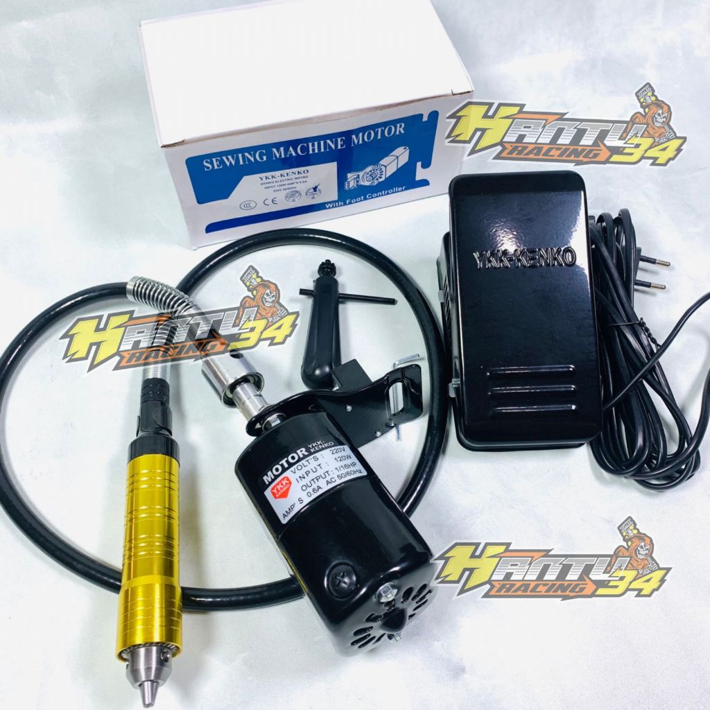 BOR TUNER MINI CUSTOME MOTOR MESIN JAHIT KABEL BOR TUNER HANTU RACING