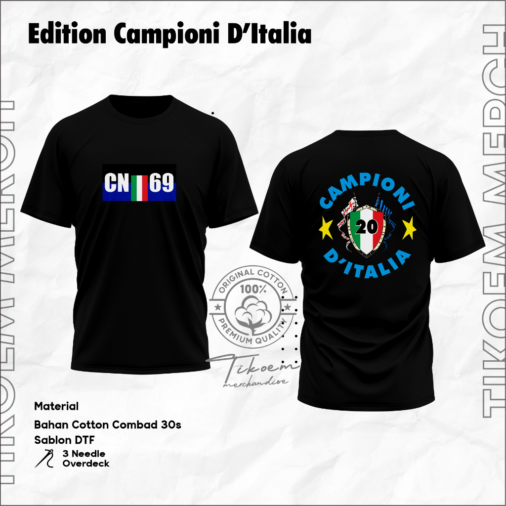 READY TSHIRT CURVA NORD INTER / TSHIRT CN SCUDETTO / INTER SCUDETTO / KAOS INTER SCUDETTO / KAOS INT