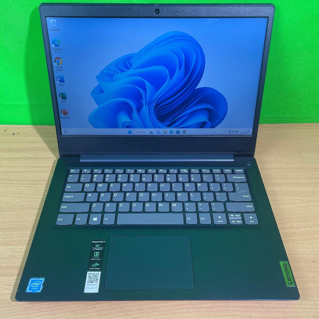 Laptop Second Lenovo Ram 4GB SSD 256GB Lenovo V15 Intel N4020 Bergaransi Toko 30 Hari Free Packing K
