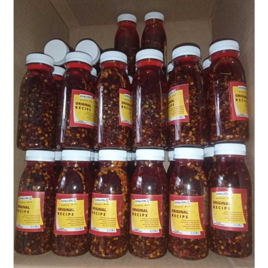 

Chili oil / sambal minyak chilli / minyak cabai 100ml frozen