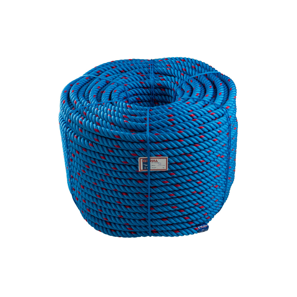 

Tali Plastik HDPE / Tali PE Polyethylene 28mm +/- 220 Meter SEAGULL