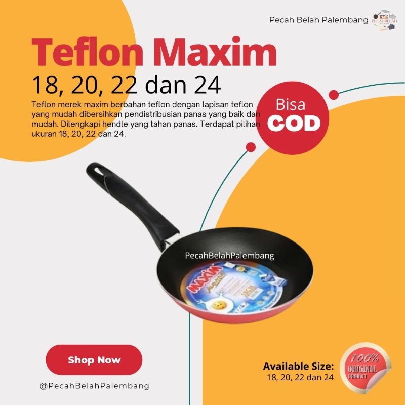 Teflon Maxim Anti Lengket 20cm
