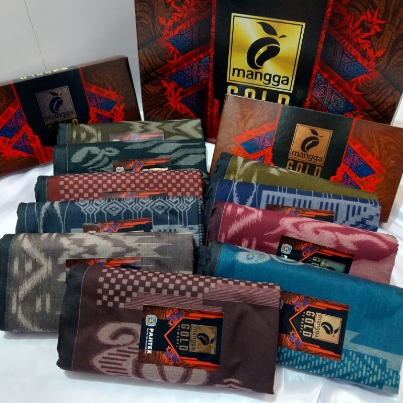 sarung mangga gold kembang / mangga gold kembang / sarung mangga