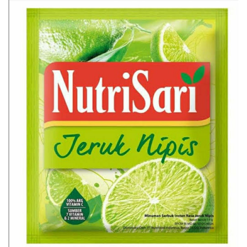 

NUTRISARI 1 RENCENG ISI 10 SACHETS