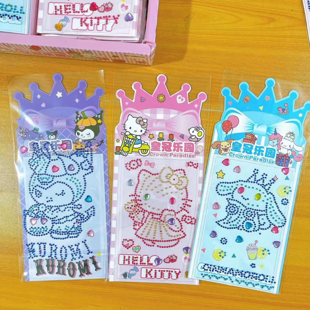 

sticker tempel handphone accesories hp manik manik karakter sanrio fashion acc diamond blink blink notebook stationery photo frame dll