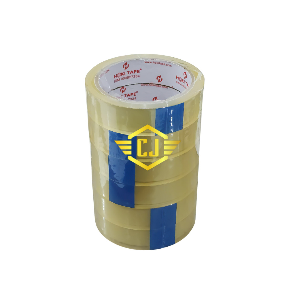 

1 SLOP / 6 PCS Isolasi Selotip HOKI 24 mm Stationery Tape