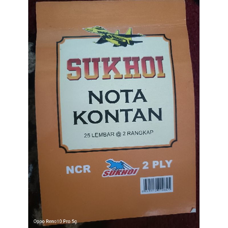 

NOTA KONTAN 2 PLY KECIL1 Pack isi 25 SetUk : 108 MM x 155 MM