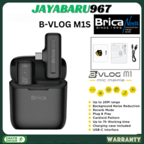 Brica B-VLOG M1S & B-VLOG M1D Microphone Wireless