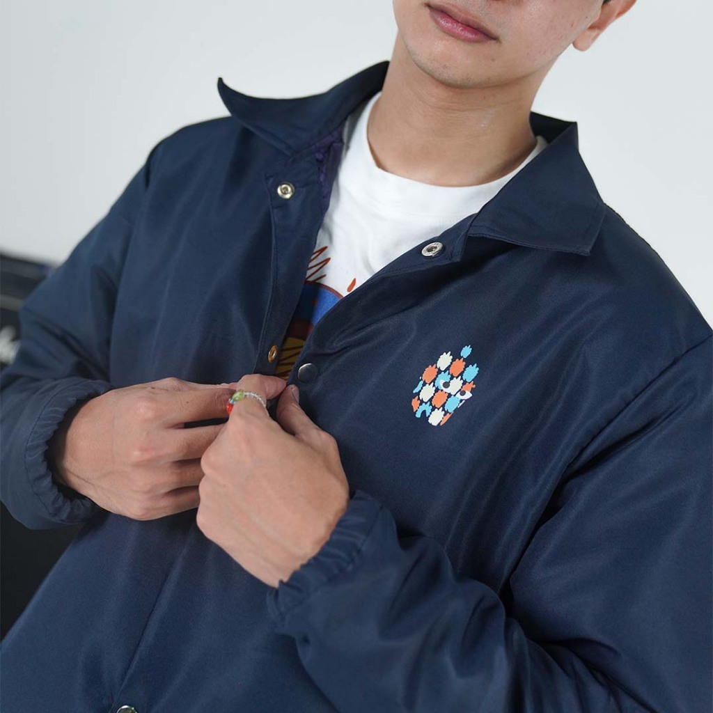 Jacket Coach Navy Momosays