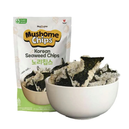 

Niugini Food Mushome Chips Korean Seaweed Sea Salt 26 gram