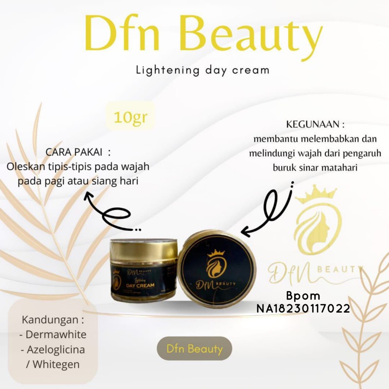 DfN Beauty Lightening day cream
