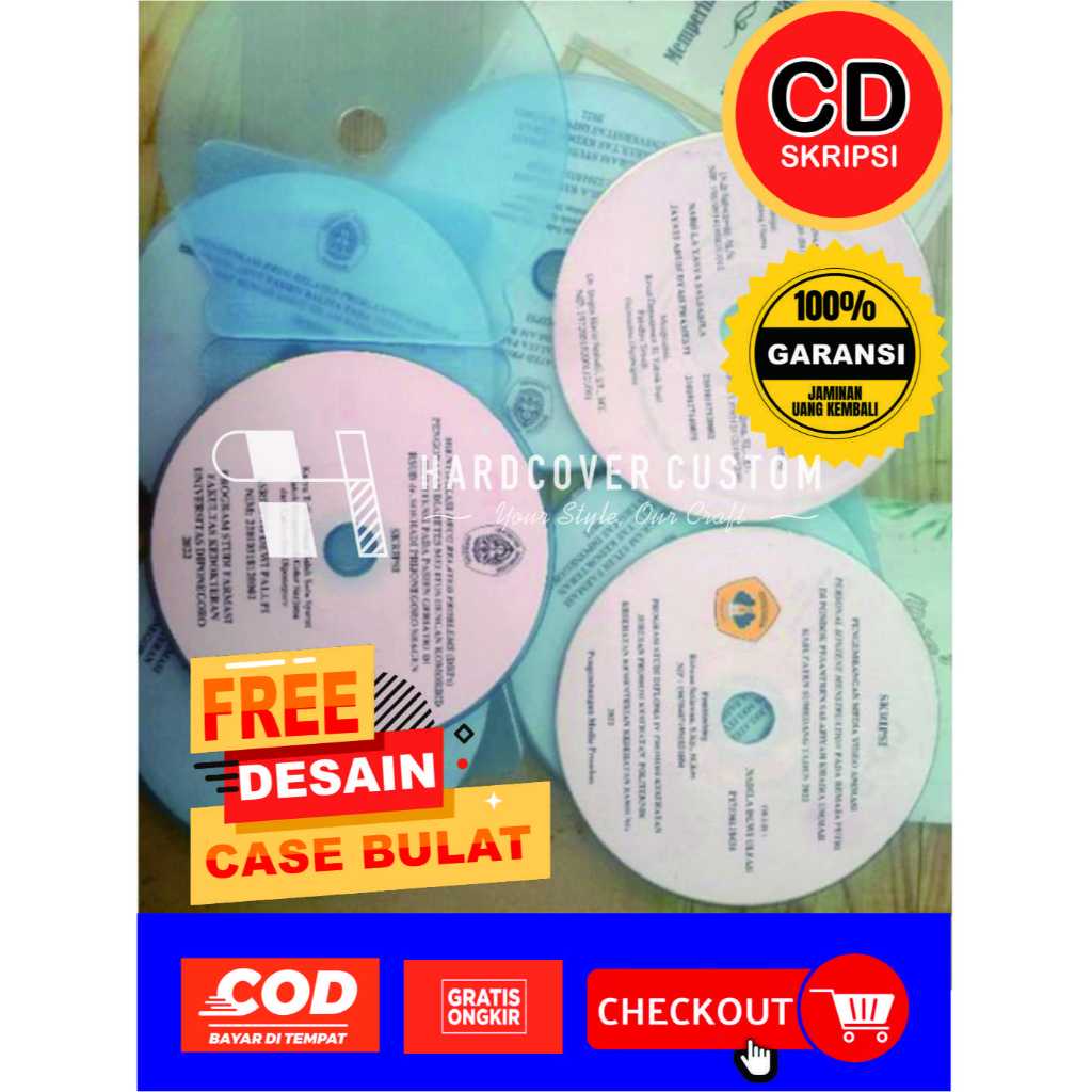 Burning data Skripsi / Tesis / CD RW / DVD RW  – Banyak bonusnya