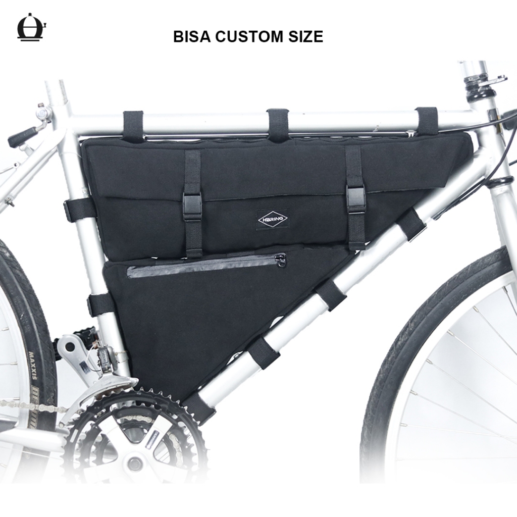 sepeda federal custom frame bag waterproof commuter bike gravel