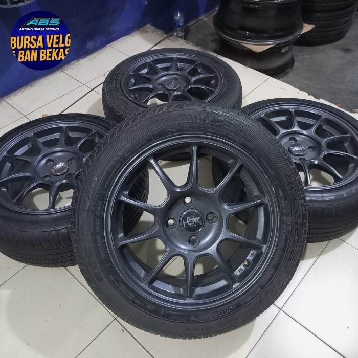 Velg Bekas Ring 15 Lubang 4 ZICO HSR R15X5,5 4X100 BAN 195 50 R15