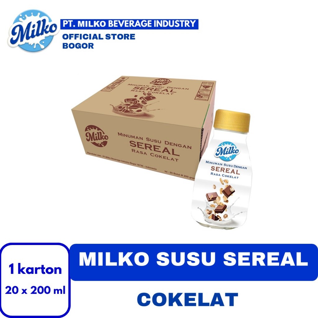 

MILKO SEREAL COKELAT 20 x 200 ml (karton)