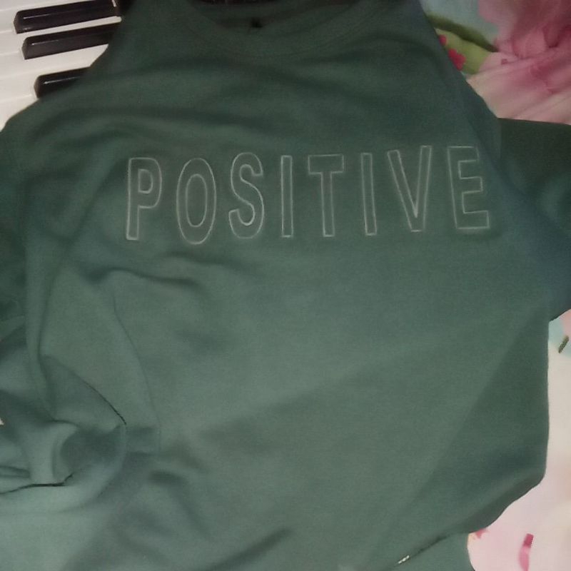 baju kaos lengan panjang premium hijau botol