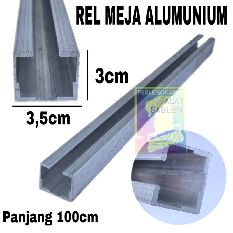 REL MEJA SABLON ALUMUNIUM P. 100CM