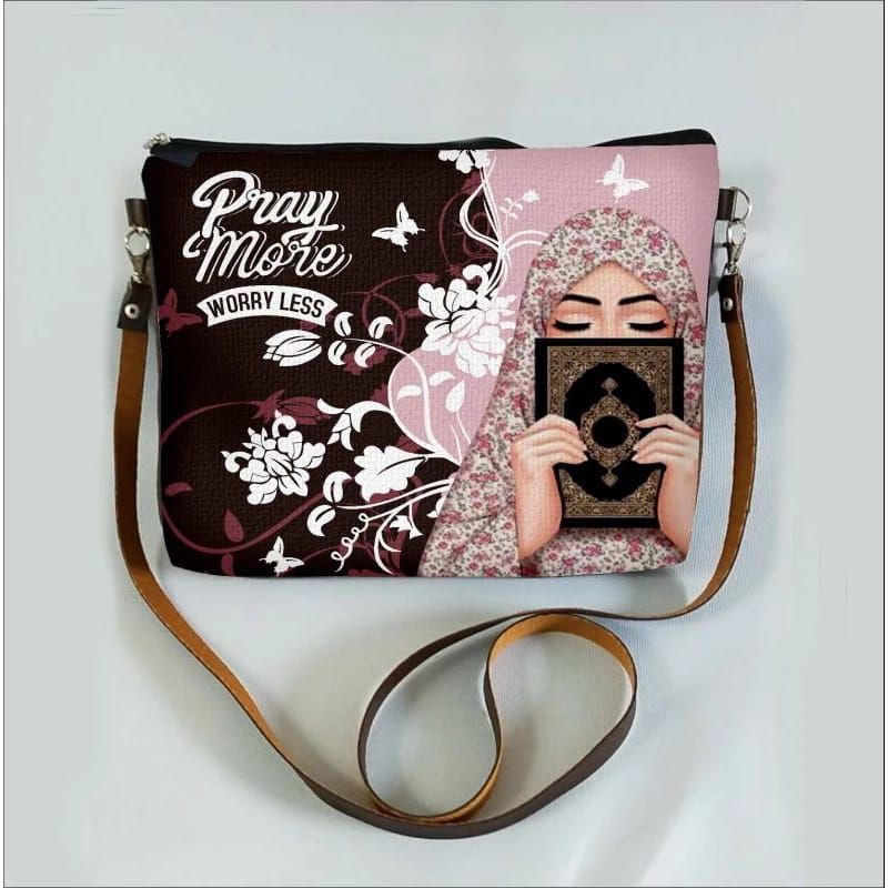 Tas Selempang | Tas selempang mini | motif wanita muslimah