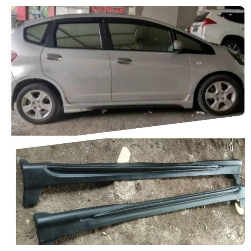 side skirt bodykit samping mobil honda jazz ge8