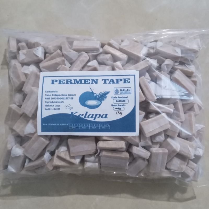 

Permen Tape Mini Cap Kelapa Kemasan 1 kg