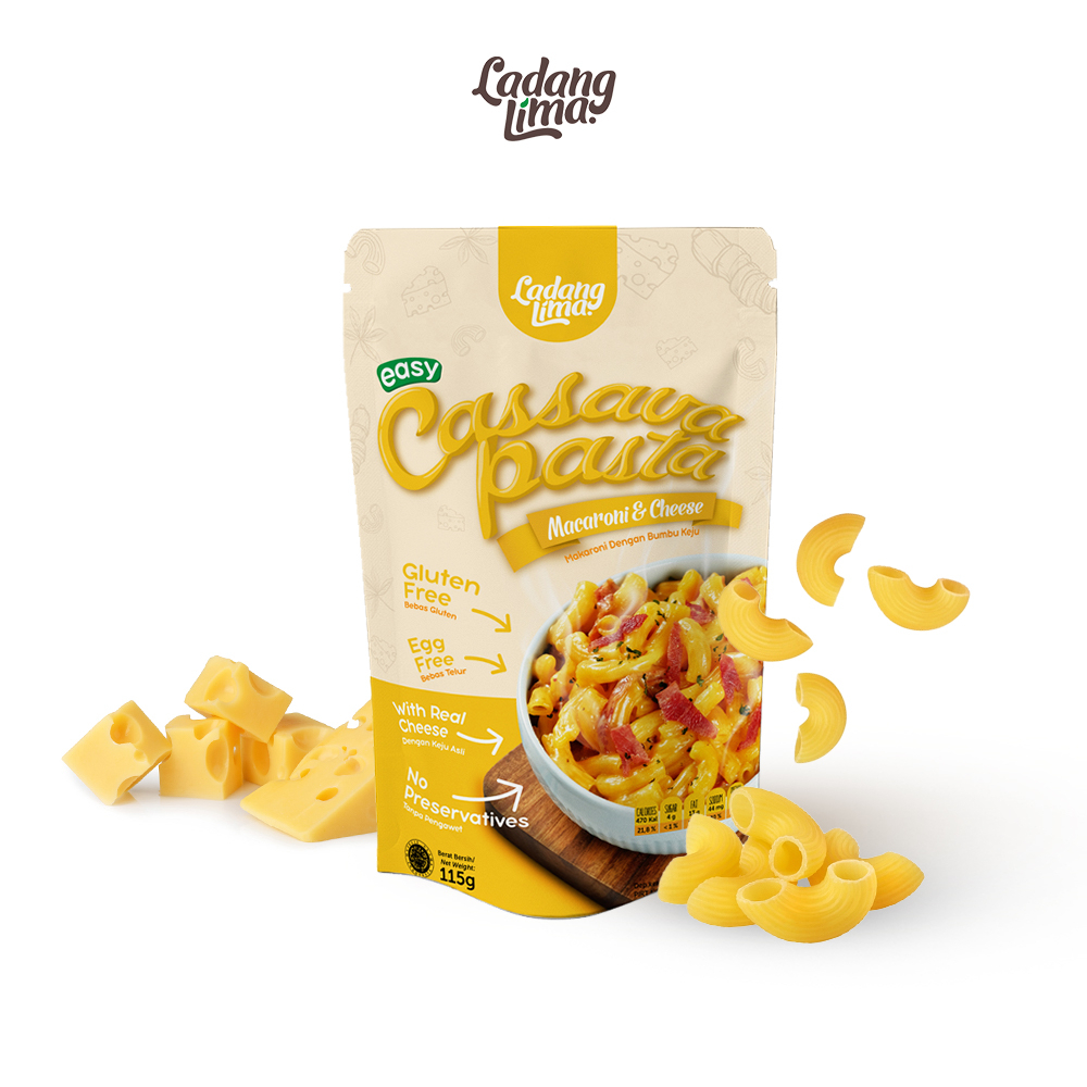 

Pasta Mac and Cheese 115g - Pasta Gluten Free Ladang Lima