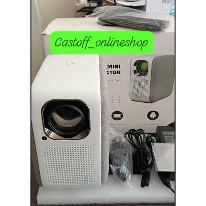 Like New - Mini Smart Projector TouYinger H6 Digital Focus 1080P Youtube Netflix Android 9