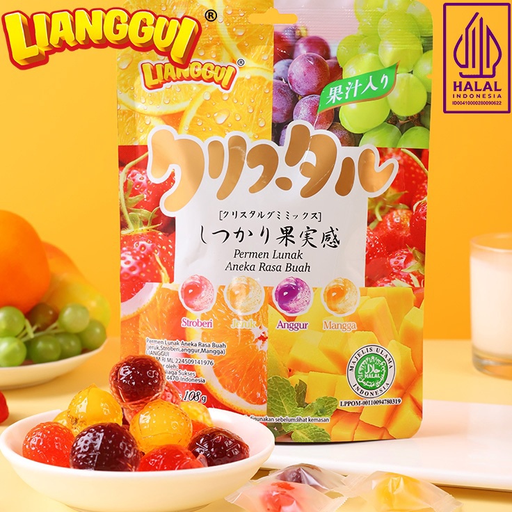 

Real produk HALAL LIANGGUI PEELED FUDGE Permen Lunak Aneka Buah Viral Candy Jelly Gummies Manggo Permen Lunak Rasa Jagung 18gr Permen Lianggui Rasa Mangga Permen Lianggui Rasa Stroberi Permen