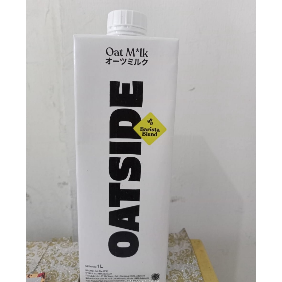

Silahkan Belanja OATSIDE BARISTA BLEND MILK UK 1LTR LEBIH CREAMY