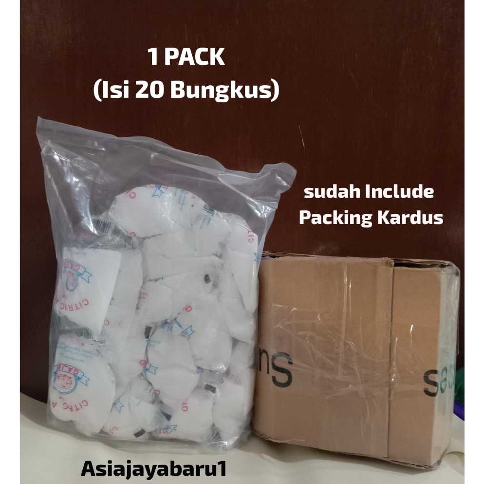 

Stock ready Citrun Cap Gajah 1pak isi 2bungkus 5 gr Citric Acid