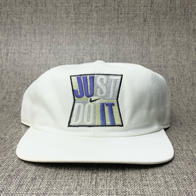 Vtg Nike Just Do It Snap Cap