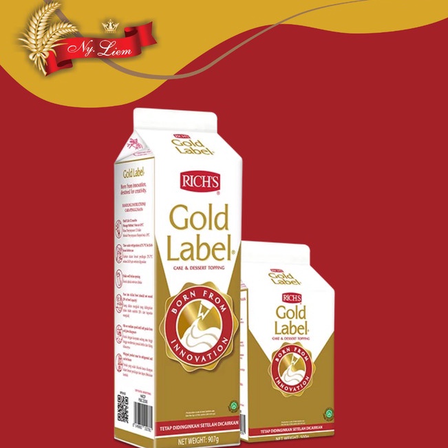 

Terdepan RICHS GOLD LABEL Whipping Cream 97 gram GOSENDGRAB ONLY