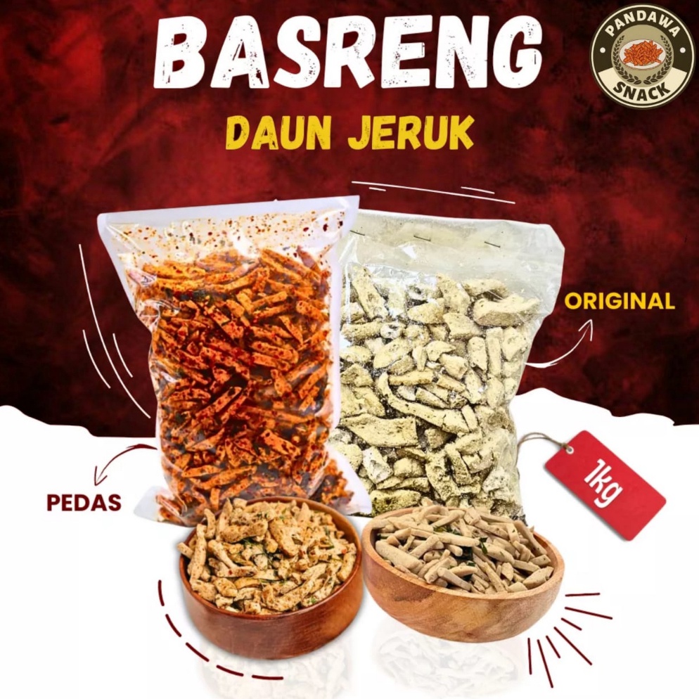 

Belanja Nyaman Basreng 1KG Pedas Daun JerukOri Daun Jeruk Baso Goreng Stik