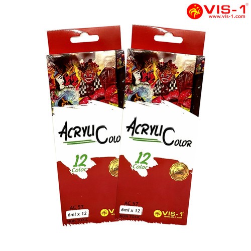 

VIS-1 CAT ACRYLIC COLOUR 12W 6ML AC-57 / CAT AKRILIK / CAT LUKIS