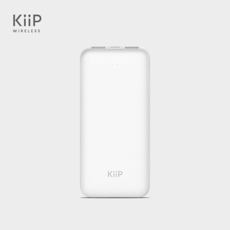 KIIP E33 POWER BANK SLIM 10000MAH TYPE-C MICRO USB PORT