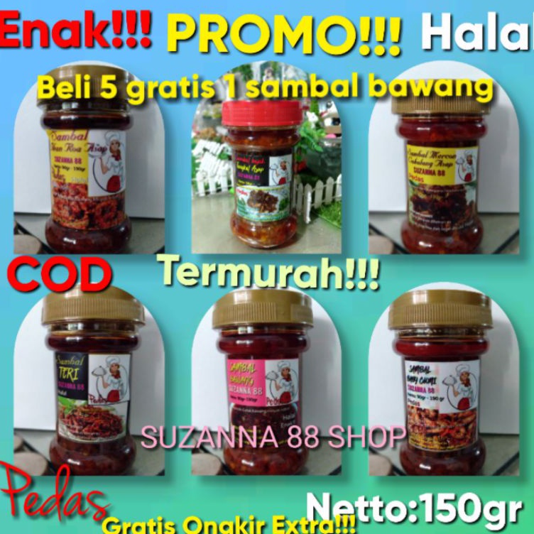 

Miliki sekarang Sambal baby cumiTeri Medanbajak tongkol cakalang Roa Teri pedas paling enakk