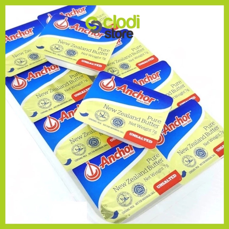 

Pesan aja Anchor Unsalted Butter Mini Portion 1 UB 7g Unsalted Butter MPASI Anak Bayi HALAL Elle Vire Penambah Nafsu Makan BB Booster MPASI Bayi Lemak Tambahan Mpasi Lemak Mpasi Lemak Bayi