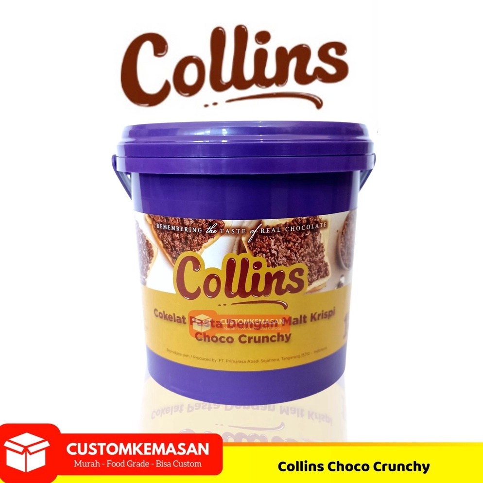 

Cepat laku Collins Choco Crunchy 1 kg Selai Roti Toping Donat Collins Selai Donat Collins Selai Donat