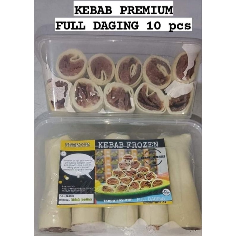 

KEBAB PREMIUM FULL DAGING ISI 10