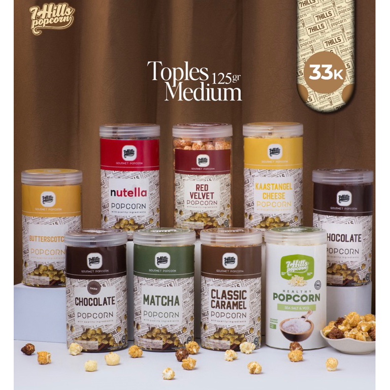 

Sale Sekarang 7Hills Popcorn Toples Medium 125gr