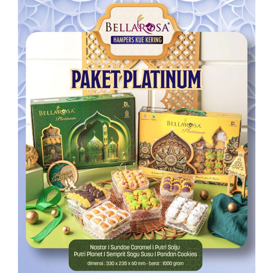 

Baru BELLAROSA PAKET PLATINUM KUE LEBARAN BELLAROSA PARSEL KUE KERING