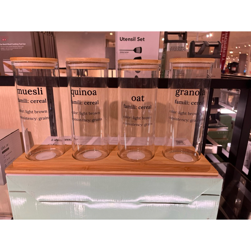 INFORMA CANISTER 1 SET ISI 3 TEA SUGAR COFFEE(TOPLES TEH GULA KOPI) FOOD GRADE,CUTLERY TEMPAT SENDOK