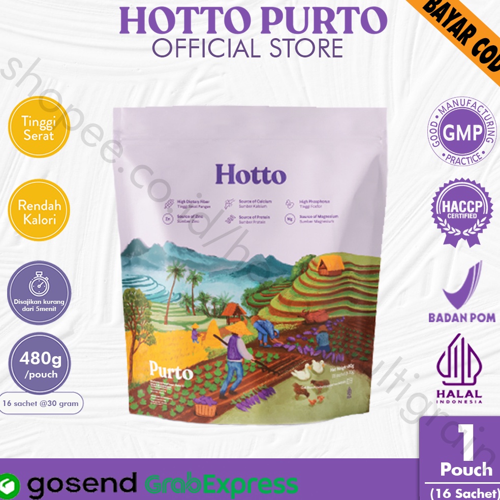 

Pesan aja Hotto Purto 1 Pouch 16 Sachet Hotto Purto Official Store Original Multigrain