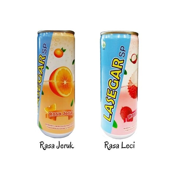 Lasegar SP 238ml / Lasegar Anak / Lasegar Anak Kaleng / Lasegar Jeruk dan Leci / Minuman Kaleng