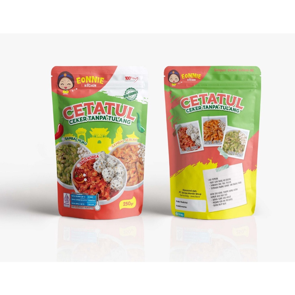 

D2289 Eonnie Kitchen Cetatul Dakbal Ceker Tanpa Tulang