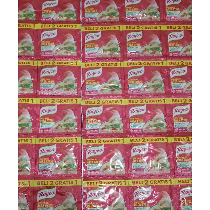 

Discount Royco Ayam beli 2 gratis 1 36 pcs