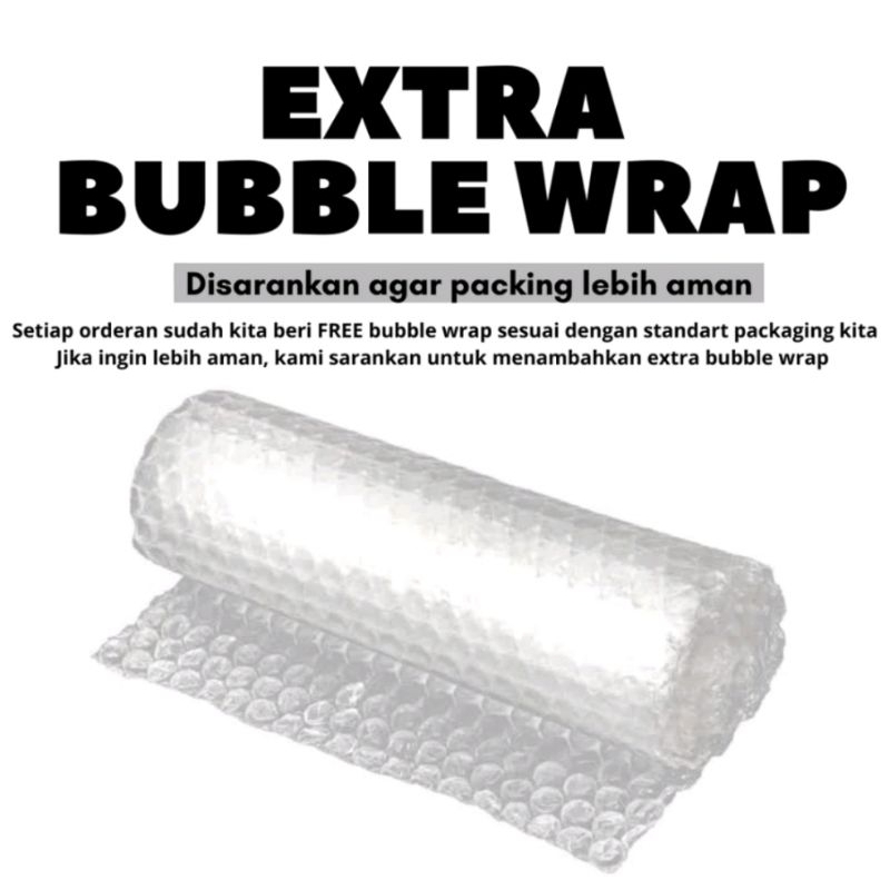 

EXTRA BUBBLE WRAP UNTUK PENGIRIMAN - JAJANAN MILENIAL