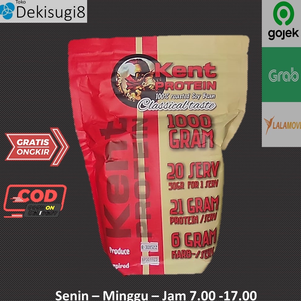 

Diskon Gede KentPROTEIN Susu Bubuk Kedelai Protein Casein Kemasan 1 Kg