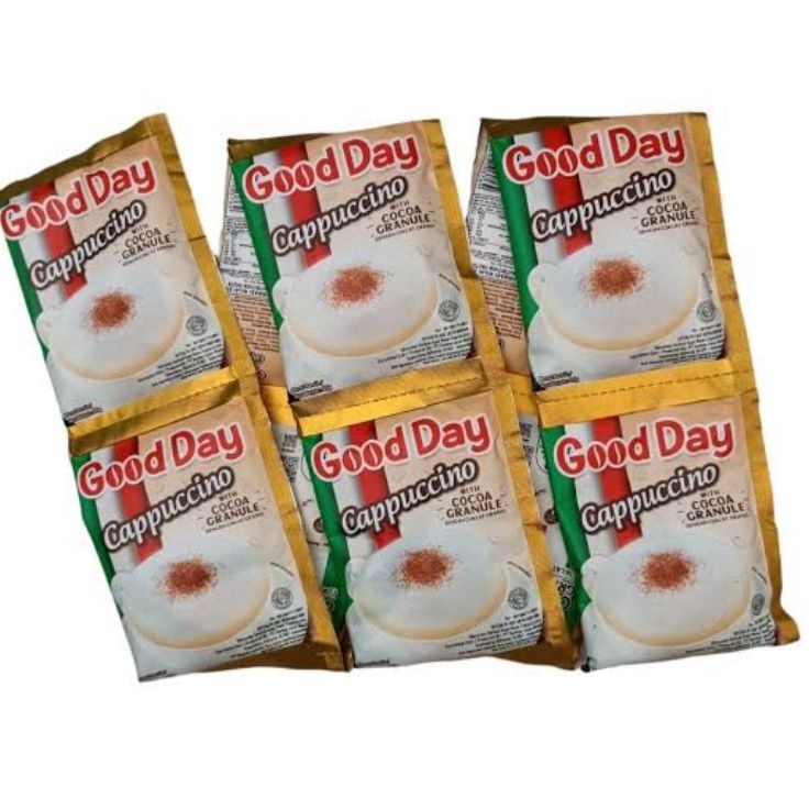 

Barang keren Kopi GOOD DAY CAPUCINO 25gr RENCENG ISI 1
